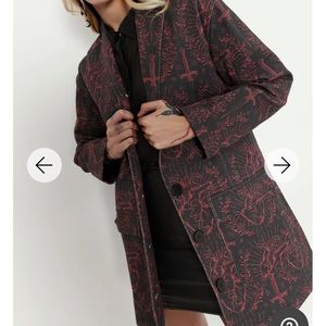 Blackmilk Like A Dagger to my Heart Duster Coat